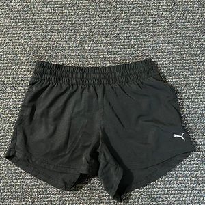Puma Black Athletic Shorts Size S